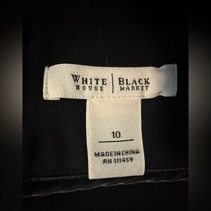 EXCELLENT CONDITION WHBM ELEGANT BLACK STRAIGHT SKIRT WORN ONCE